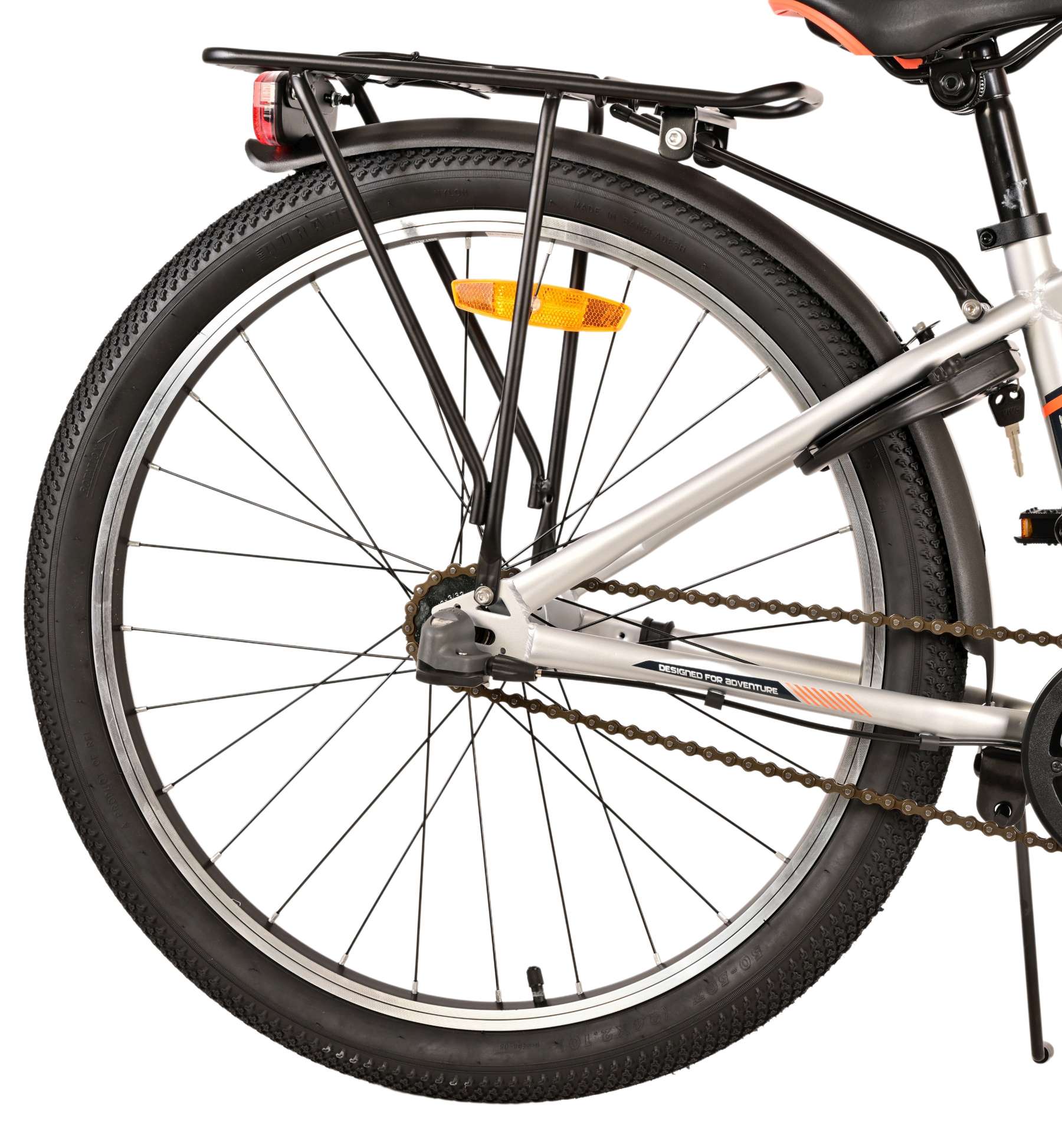 Volare Cross Kinderfiets Jongens 24 inch Zilver 3 versnellingen