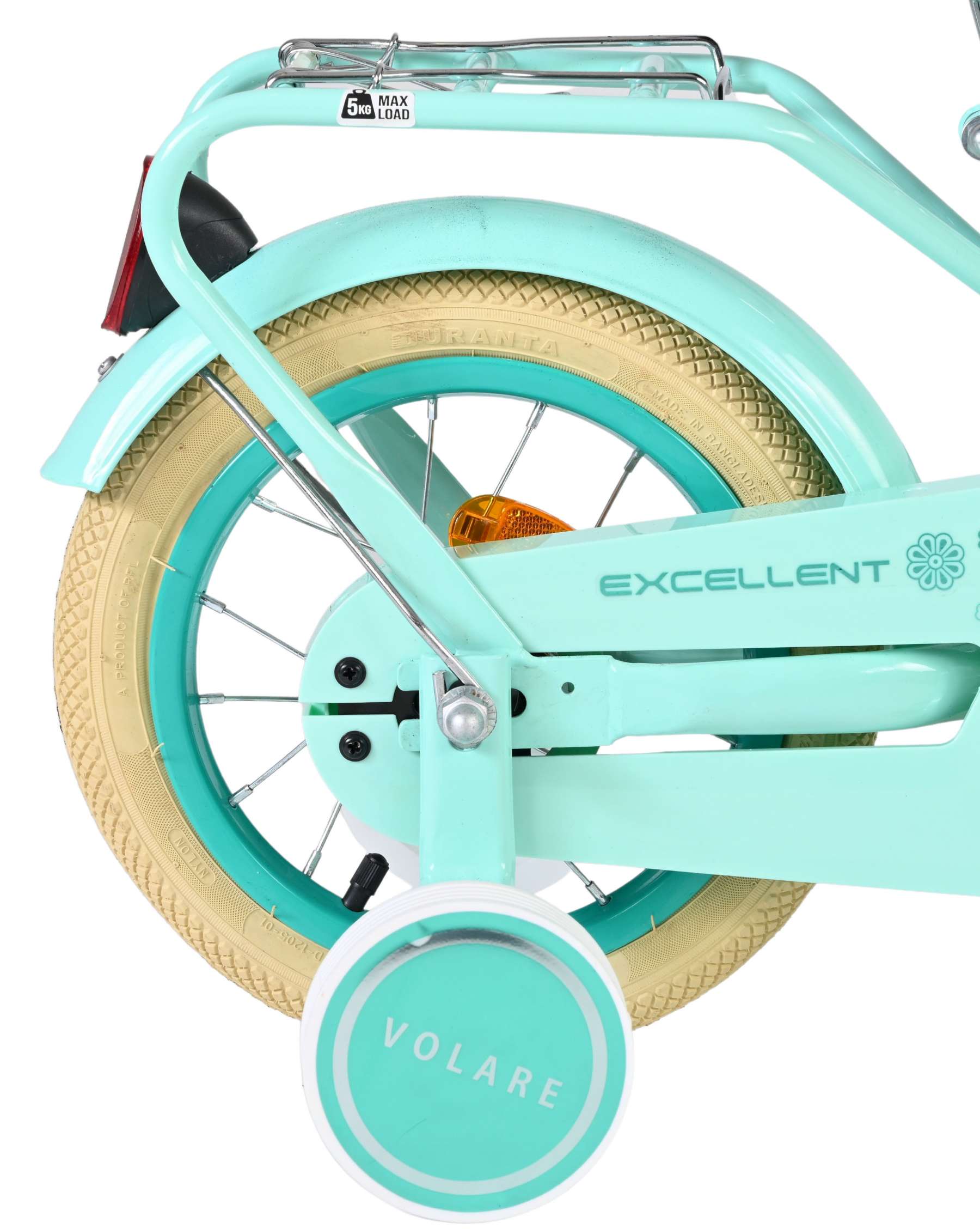 Volare - excellent kinderfiets - meisjes - 12 inch - groen