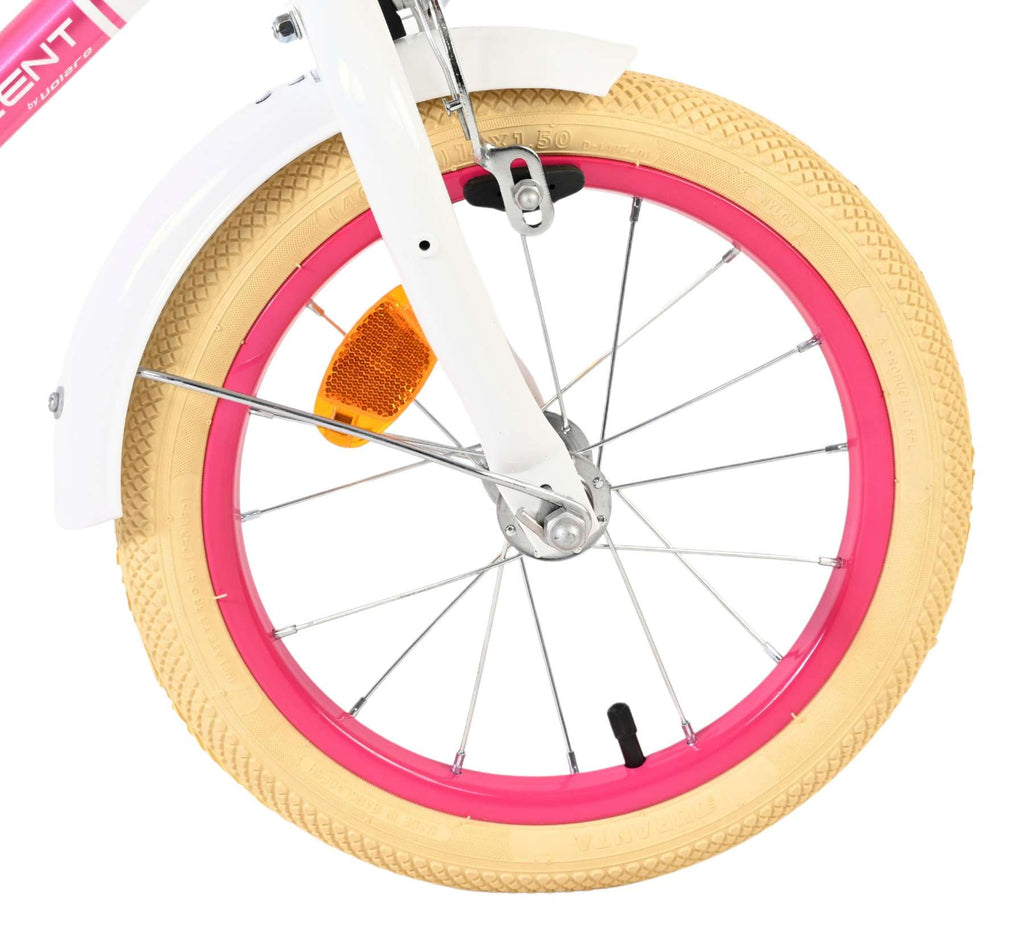 Volare - excellent kinderfiets - meisjes - 14 inch - wit