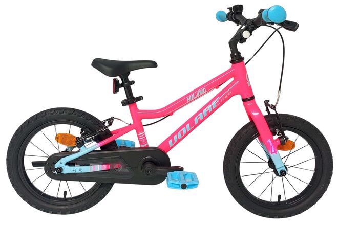 Volare - milano kinderfiets - meisjes - 14 inch - roze