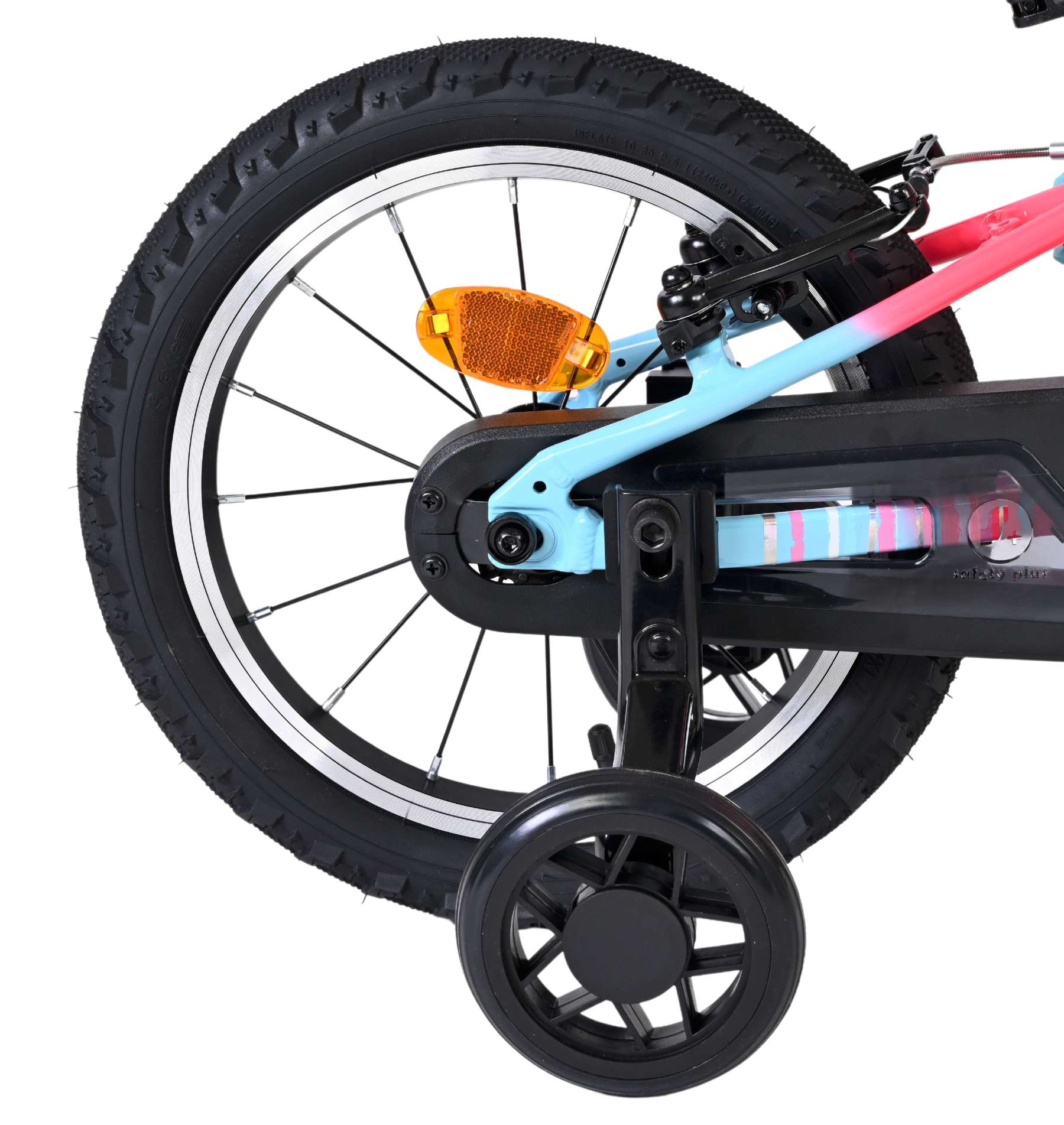 Volare - milano kinderfiets - meisjes - 14 inch - roze - twee handremmen
