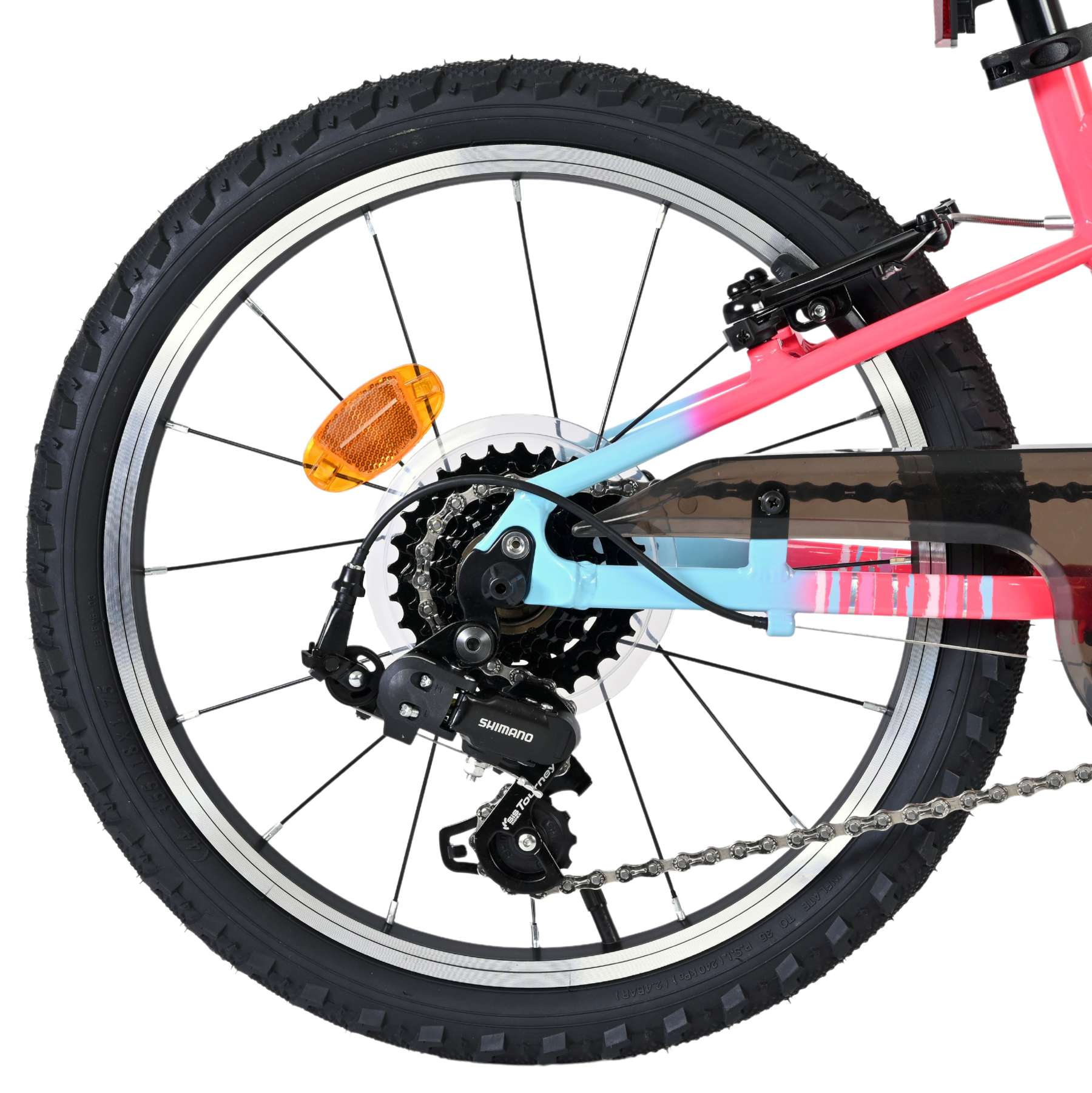Volare - milano kinderfiets - meisjes - 18 inch - roze - 6 speed - twee handremmen