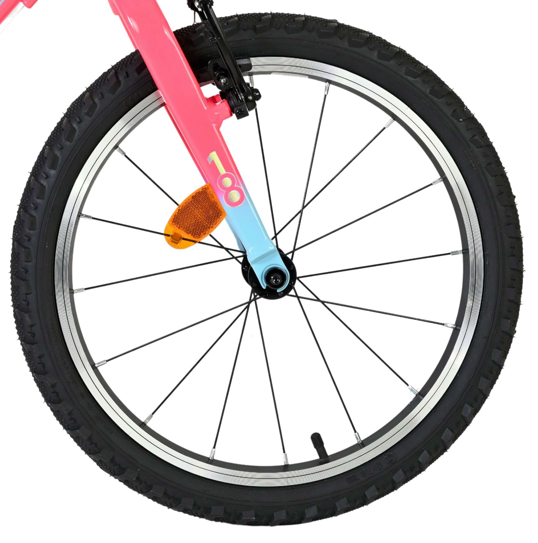 Volare - milano kinderfiets - meisjes - 18 inch - roze - 6 speed - twee handremmen