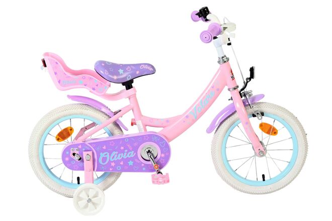 Volare - olivia kinderfiets - meisjes - 14 inch - roze