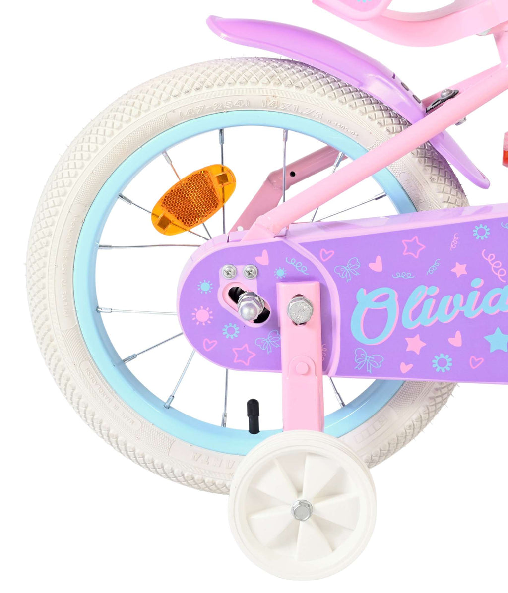 Volare - olivia kinderfiets - meisjes - 14 inch - roze