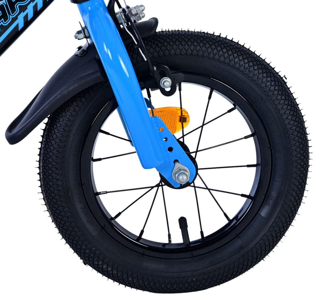 Volare sportivo kinderfiets - jongens - 12 inch - blauw zwart