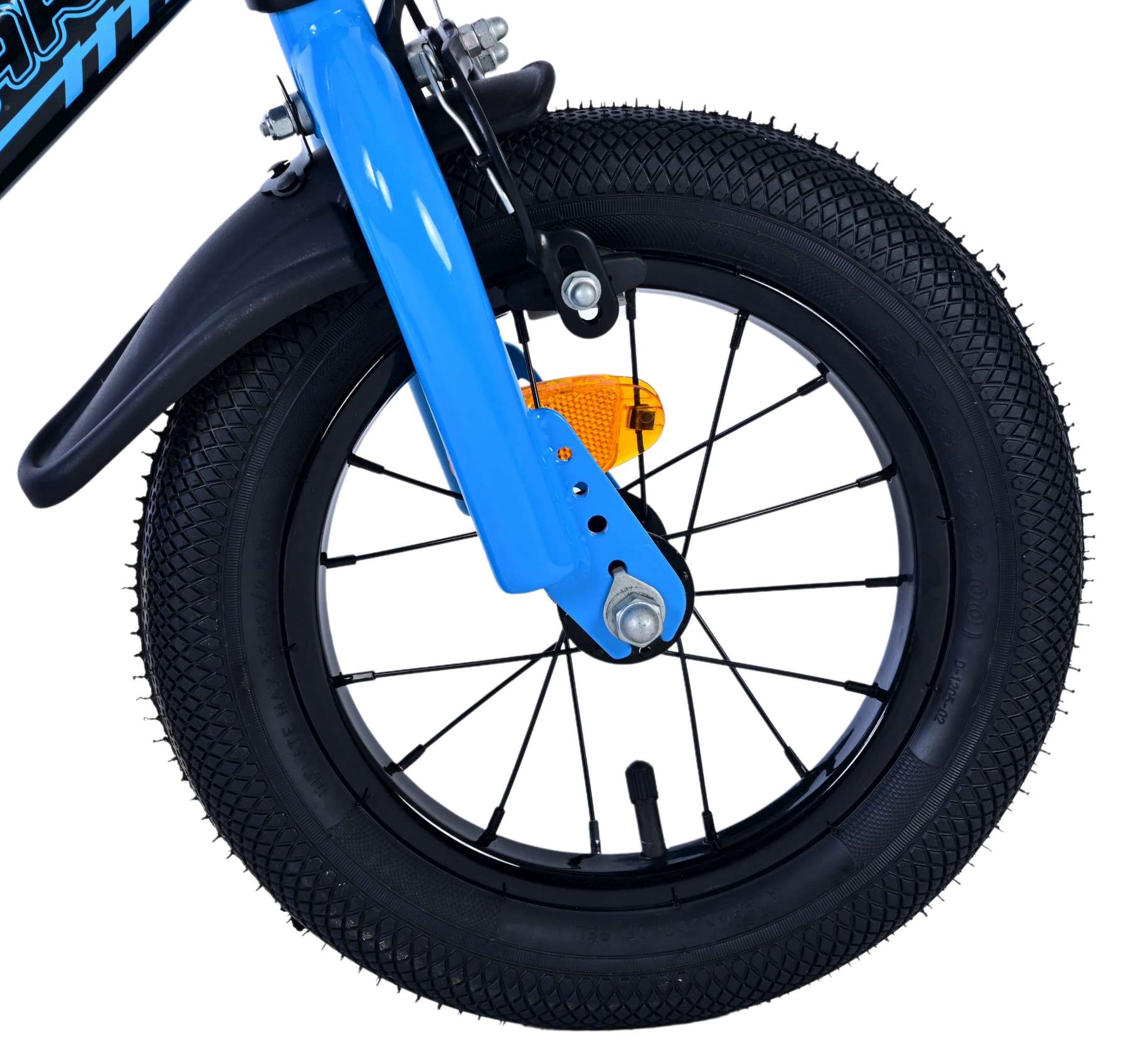 Volare sportivo kinderfiets - jongens - 12 inch - blauw zwart