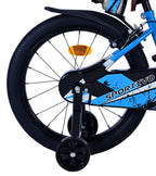 Volare sportivo kinderfiets - jongens - 18 inch - blauw zwart - twee handremmen