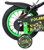 Volare - strike kinderfiets - jongens - 12 inch - zwart groen - twee handremmen