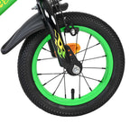 Volare - strike kinderfiets - jongens - 12 inch - zwart groen - twee handremmen