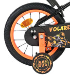 Volare - strike kinderfiets - jongens - 14 inch - zwart oranje