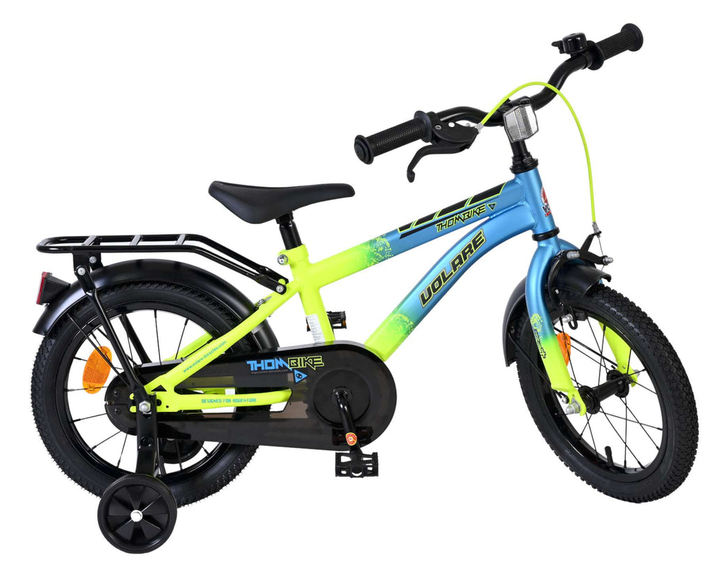 Volare - thombike kinderfiets - jongens - 14 inch - blauw/geel