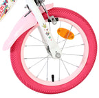 Volare - unicorn kinderfiets - meisjes - 14 inch - wit