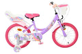 Volare - unicorn kinderfiets - meisjes - 16 inch - paars