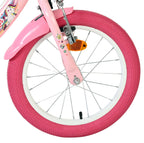 Volare - unicorn kinderfiets - meisjes - 16 inch - roze - twee handremmen