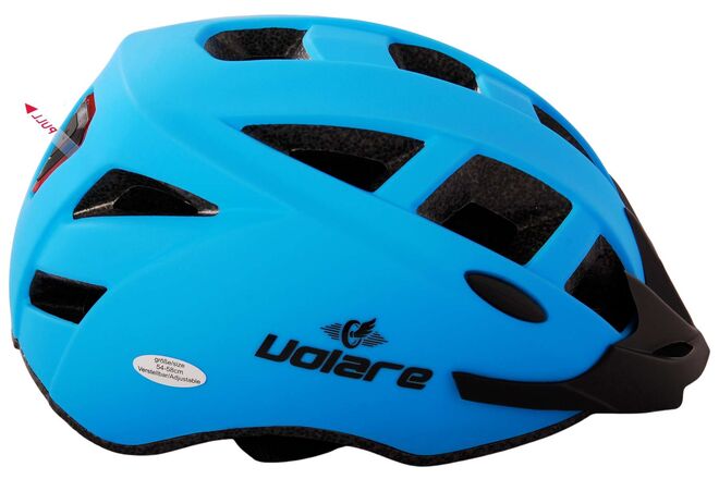 Casque de vélo Volare Unisexe - 54-58cm - Bleu