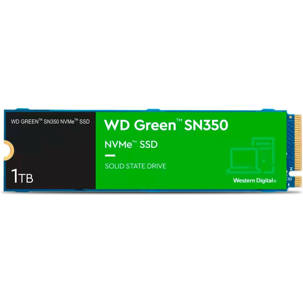 Western digital wds100t3g0c sn350 green ssd, 1 tb, m.2 nvme, qlc, 3200 3000 mb s