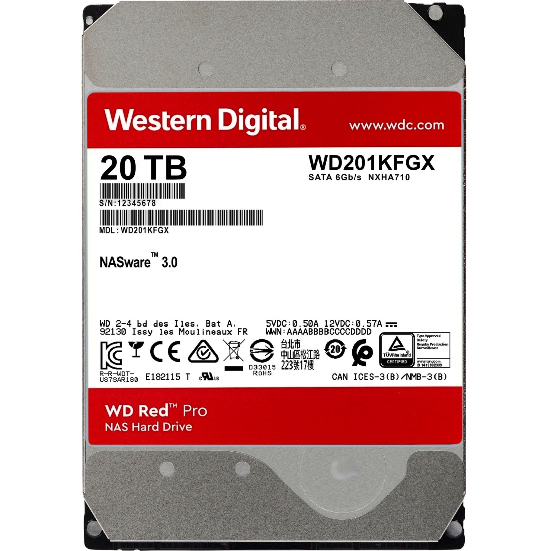 WD WD Red Pro, 20 TB