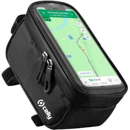 Telefoontas Weatherbike met framebevestiging