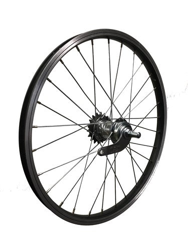 HH - HH Achterwiel 20x1.75 zwart velamos remnaaf