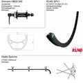 Roland - Voorwiel 27.5 21-584 zwart schijfrem centerlock rlnd spv1