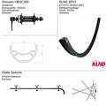 Roland - Voorwiel 28 inch 25-622 zwart schijfrem centerlock rlnd spv2