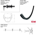 Roland - Voorwiel 28 inch 21-622 zwart rvs schijfrem centerlock rlnd urb1