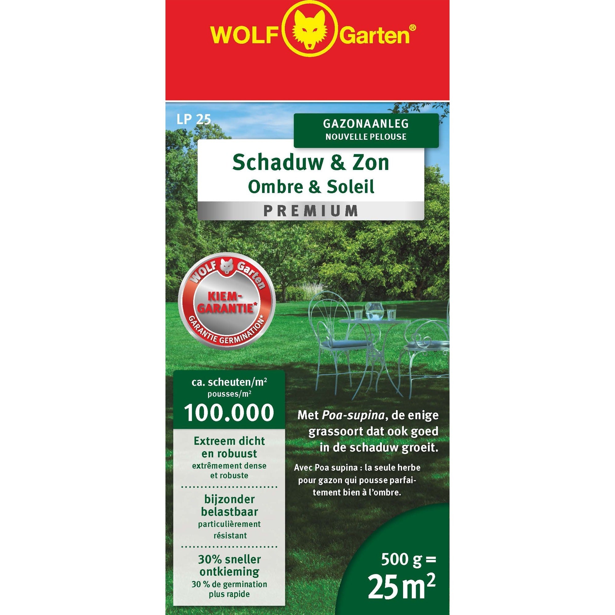 Wolf garten premium-gazon 500gr lp 25 - 3820425