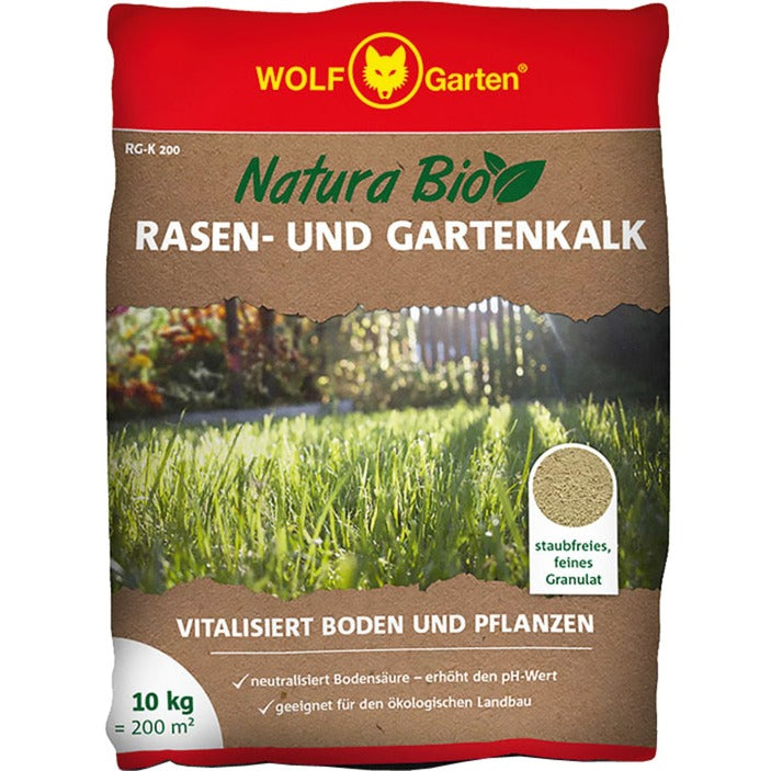 Wolf garten natura bio gazon- tuinkalk 10kg rg-k 200 - 3836555