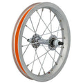 Roue avant 12 1/2 x 2 1/4 aluminium 20G argent