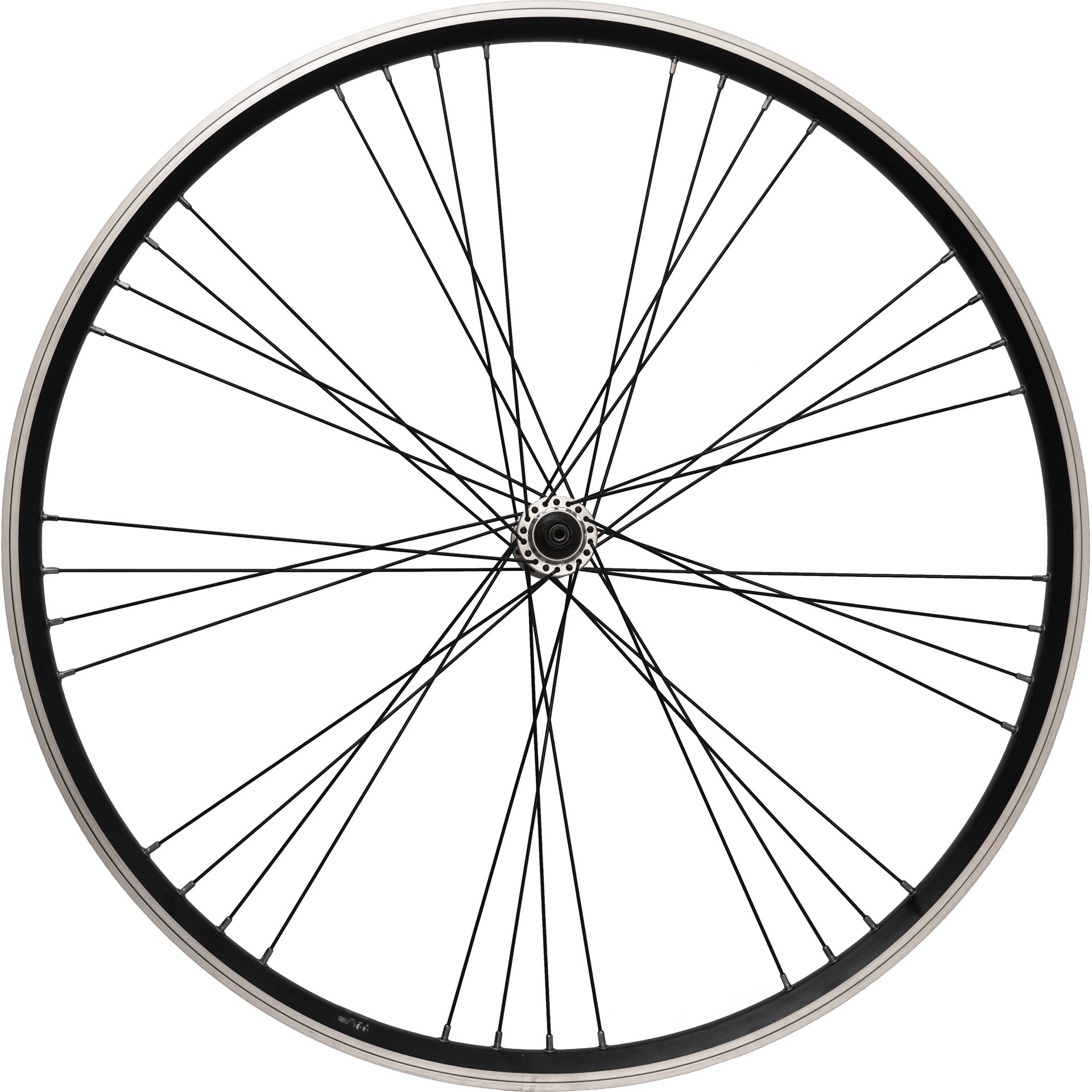 Velox - Velox voorwiel 28" m240 9x4 rvs - spaak zwart