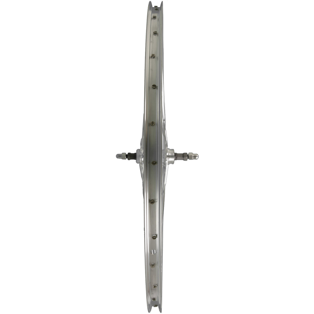 Roland achterwiel p24h 28 36g 7v pion vaste as alu zilv