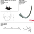 Roland - achterwiel urb1 28" 19-622 36g sa 7-gg zil/zil