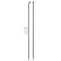 Roland - spaak 13-232 leader rvs zwart zonder nippel (100st)