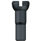 Sapim - spaaknippel 14 polyax 14mm zwart aluminium (100st)