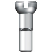 Sapim - spaaknippel 13 polyax xl 14mm messing zilver (100st)