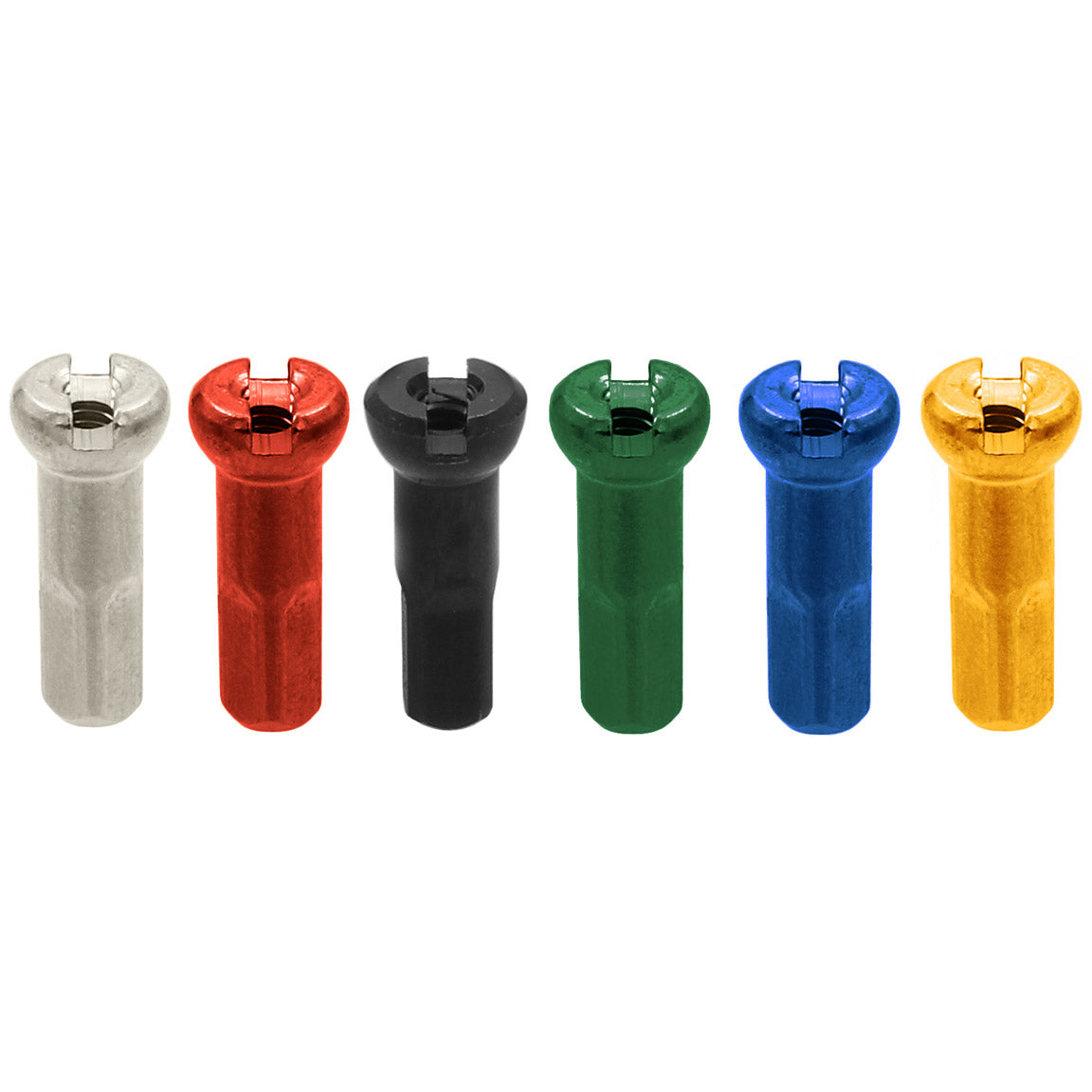 Sapim - spaaknippel 14 polyax 14mm rood aluminium (100st)