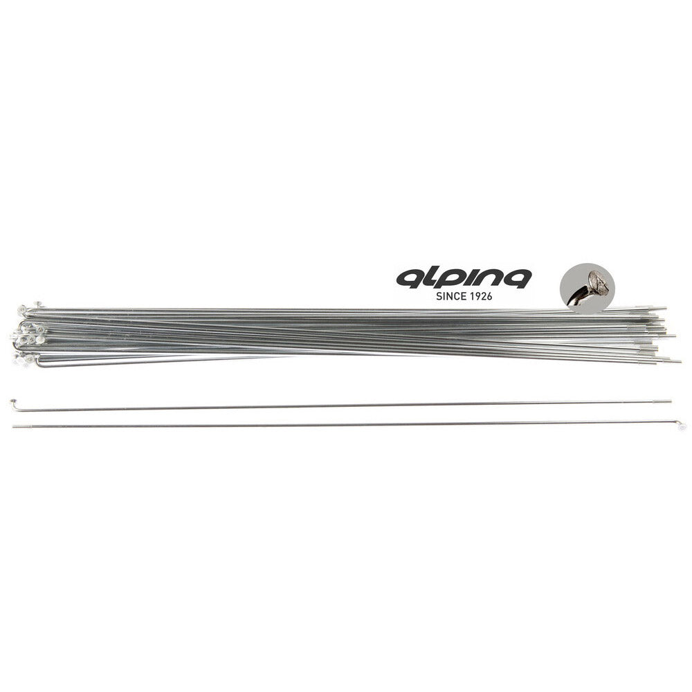 Alpina - spaak zink 14-294 zonder nippel zilver (144st)
