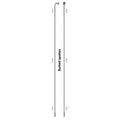 Sapim - spaak 14-252 x-strong rvs zonder nippel (100st)