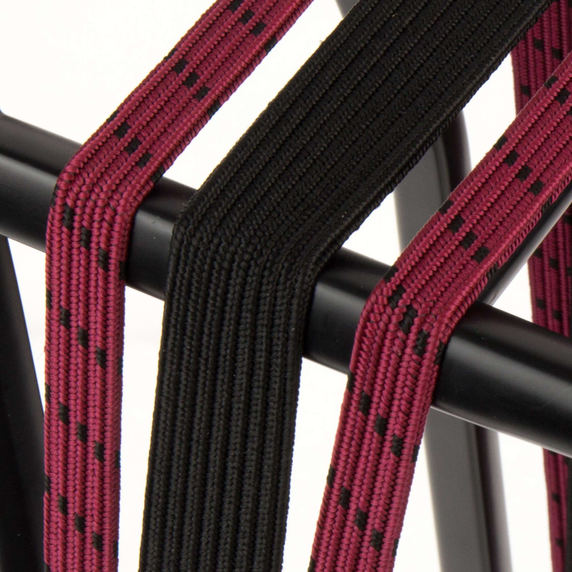 Widek B.V. - B.V. triobinder eye met haak 24+2x12mm zwart/bordeaux