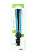 Widek B.V. - B.V. triobinder eye met haak 24+2x12mm zwart/babyblauw