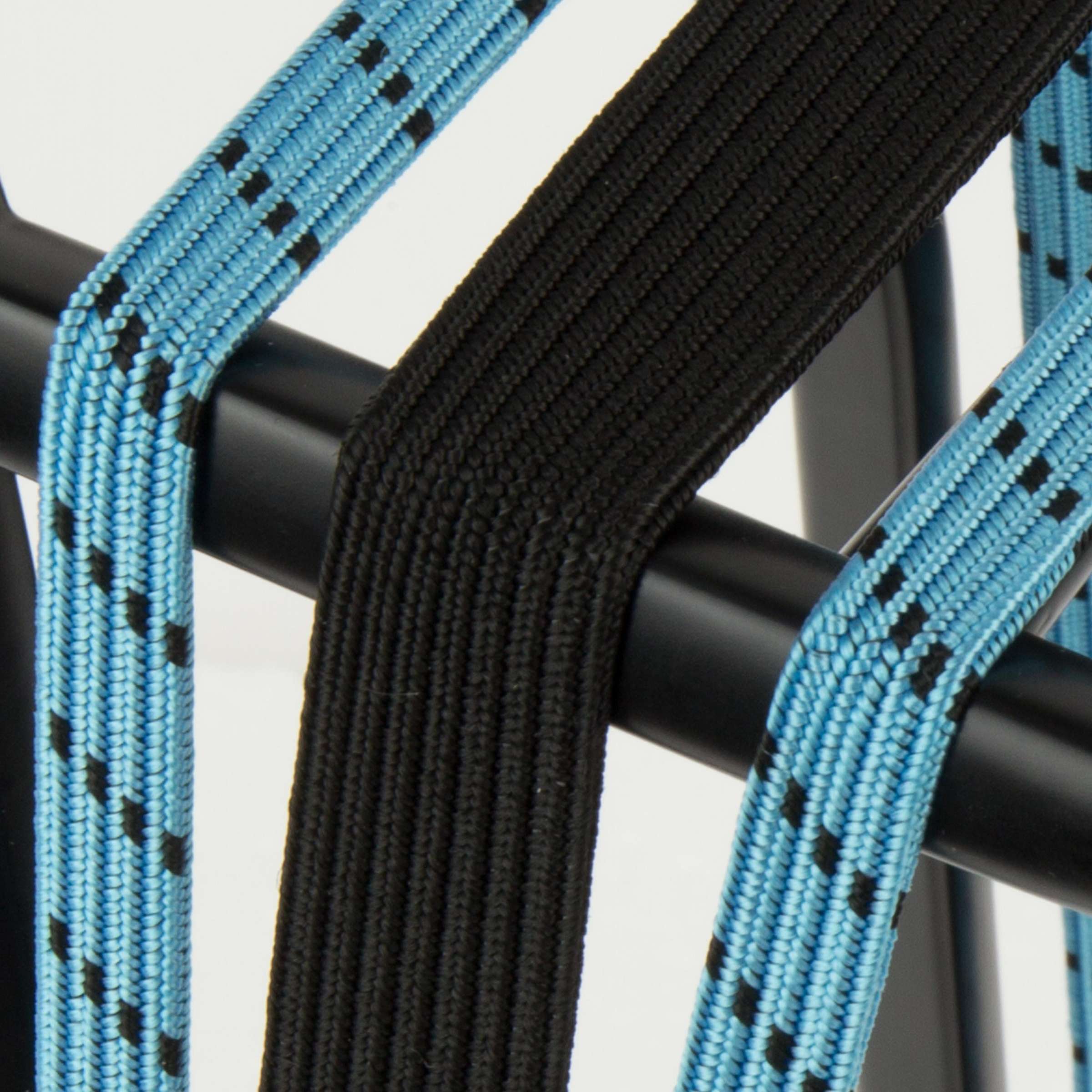 Widek B.V. - B.V. triobinder eye met haak 24+2x12mm zwart/babyblauw