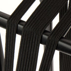 Widek - triobinder eye met haak 24+2x12mm zwart/zwart