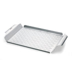 Weber deluxe grillpan grillkorf (zilver)