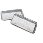 Weber lekbakjes druipschaal (zilver, 5 stuks)