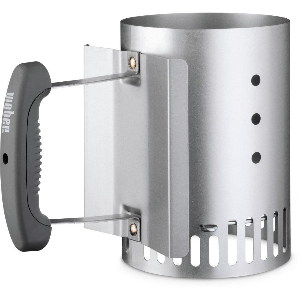 Weber rapidfire compact brikettenstarter houtskoolstarter (zilver)