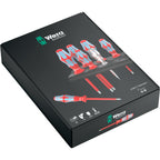 Wera 3165 i 6 schroevendraaierset, roestvrij staal + rek (rood blauw, 6-delig)