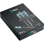 Wera 3334 6 schroevendraaier-set, rvs + houder, 6‑delig (zwart blauw)