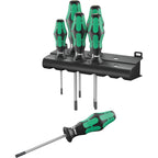 Wera 367 6 schroevendraaierset kraftform plus (zwart groen, 6-delig)