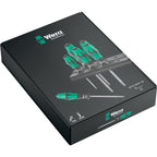 Wera 367 6 torx hf-schroevendraaierset kraftform plus + rek (zwart groen, 6‑delig)